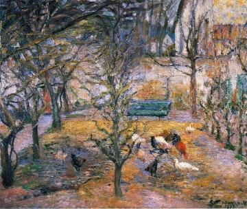  camille peintre - ferme à la maison rouge pontoise 1877 Camille Pissarro